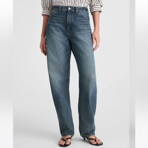 Madewell the ballloon Jean in greendale dark wash size 26 new
